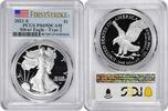US Dollar 2021-S $1 American Silver Eagle Type 2 PR69DCAM First Strike PCGS First Strike / Early Releases -