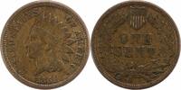 US Cent 1861 Indian Cent EF Uncertified #903 None -