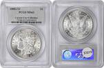 US Dollar 1890-CC Morgan Silver Dollar MS63 PCGS None -