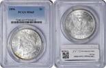 US Dollar 1896 Morgan Silver Dollar MS65 PCGS None -