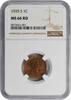 US Cent 1935-S Lincoln Cent MS66RD NGC None -