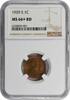 US Cent 1929-S Lincoln Cent MS66+RD NGC None -
