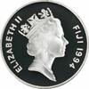 US 1994 Fiji $5 Queen Mother's Home Silver KM69 PRF Uncertified None -