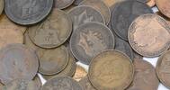 US World Coins #1052 British Large Pennies -