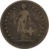 US 1881 B Switzerland 1/2 Franc KM23 F Uncertified -