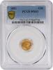 US Dollar 1851 $1 Gold Type 1 MS63 PCGS None -