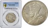 US 1936 New Zealand 1 Florin MS63 PCGS -