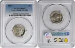 US Nickel 1913 Type I Buffalo Nickel DDR FS-1802 MS65 PCGS -