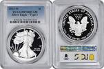 US Dollar 2021-W $1 American Silver Eagle Type 1 PR70DCAM PCGS None -