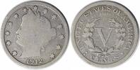 US Nickel 1912-S Liberty Nickel VG Uncertified #309 None -