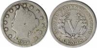 US Nickel 1912-S Liberty Nickel F Uncertified #1108 None -