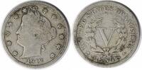 US Nickel 1912-S Liberty Nickel F Uncertified #1111 None -