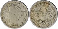 US Nickel 1912-S Liberty Nickel F Uncertified #1114 None -
