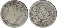 US Nickel 1912-S Liberty Nickel F Uncertified #1115 None -