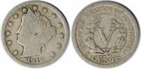 US Nickel 1912-S Liberty Nickel F Uncertified #1120 None -