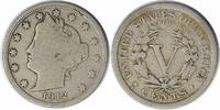 US Nickel 1912-S Liberty Nickel F Uncertified #1123 None -