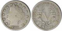 US Nickel 1912-S Liberty Nickel F Uncertified #1128 None -
