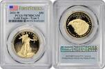 US Fifty Dollar 2021-W $50 American Proof Gold Eagle Type 2 PR70DCAM First Strike PCGS First Strike / Early Releases -