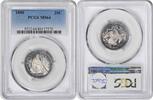 US Quarter 1880 Liberty Seated Silver Quarter MS64 PCGS None -