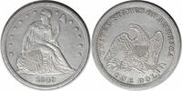 US Dollar 1840 Liberty Seated Silver Dollar AU58 Uncertified #302 None -