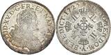 France 1725 Louis XV Ecu aux Huit L Paris UNC à Fleur de coin Brillant de frappe