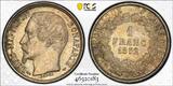 France 1 Franc 1852 Louis-Napoléon  Paris Superbe PCGS MS62
