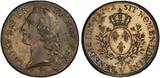 France 1742 Louis XV Ecu au bandeau Troyes Très rare Splendide à FDC PCGS MS61 Top Pop