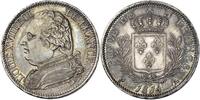 France 5 Francs 1814 Louis XVIII  Paris frappe sur flan bruni SPL à st t... 2,167.38 £ free shipping