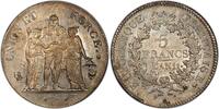 France 5 Francs Union et Force  AN 11 Paris vz avec son brillant frappe 1,040.34 £ free shipping