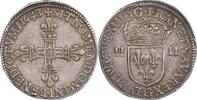 France Quart d'écu 1643 Louis XIII  Poitiers vz rare de flan large 693.56 £ free shipping