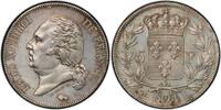 France 5 Francs 1824 Louis XVIII  Bayonne unz exemplaire 563.52 £ free shipping