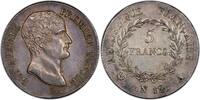 France 5 Francs Bonaparte Premier Consul  AN 12 Paris unz très rare Qual... 1,733.90 £ free shipping