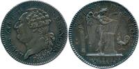 France Demi-écu 1792 Louis XVI  constitutionnel Paris Fleur de coin Flan... 10,403.40 £ free shipping