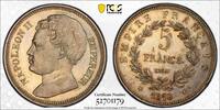 France Napoléon II   argent 2402 5 francs essai 1816 VG PCGS SP62 Splendide très rare
