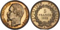 France 5 Francs 1852 Louis-Napoléon  Frappe d'épreuve sur flan bruni Pro... 8,669.50 £ free shipping