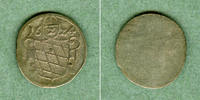 Altdeutschland 1/2 Kreuzer Bayern 1624 ss -