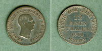 Altdeutschland Groschen Hannover 1/12 Taler 1840 S ss selten -