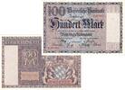 Banknoten 100 Mark BAYERN 100 MARK 1922 BAY4 II+ -