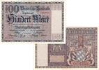 Banknoten 100 Mark BAYERN 100 MARK 1922 BAY4 II+ -