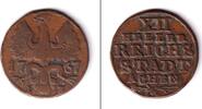 Altdeutschland 12 Heller Aachen 1767 ss -