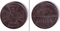 Deutsches Kaiserreich 3 Kopeken DEUTSCHES REICH 1916 A Oberbefehlshaber Ost vz -
