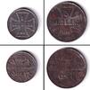 Deutsches Kaiserreich 1 Kopeke Lot: 2x DEUTSCHES REICH 1 + 3 Kopeken 1916 Oberbefehlshaber Ost ss-vz -
