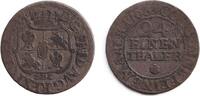 Altdeutschland 1/24 Taler Sachsen 1/24 Taler (Groschen) 1763 EDC f.ss -