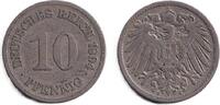 Deutsches Kaiserreich 10 Pfennig DEUTSCHES REICH 10 Pf. 1894 E (J.13) f.ss selten -