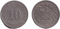 Deutsches Kaiserreich 10 Pfennig DEUTSCHES REICH 10 Pf. 1894 E (J.13) f.ss selten -
