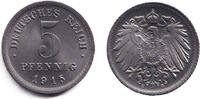 Deutsches Kaiserreich 5 Pfennig 1915 DEUTSCHES REICH 5 Pf. (J.297) 1915 ... 21.50 £  +  8.58 £ shipping