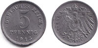 Deutsches Kaiserreich 5 Pfennig 1915 DEUTSCHES REICH 5 Pf. (J.297) 1915 ... 8.50 £  +  8.58 £ shipping