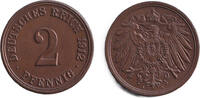 Deutsches Kaiserreich 2 Pfennig 1912 DEUTSCHES REICH 2 Pf. 1912 A (J.11)... 8.50 £  +  8.58 £ shipping