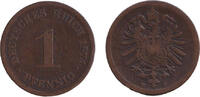 Deutsches Kaiserreich 1 Pfennig 1874 DEUTSCHES REICH 1 Pf. 1874 E (J.1) ... 8.50 £  +  8.58 £ shipping