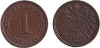 Deutsches Kaiserreich 1 Pfennig 1890 DEUTSCHES REICH 1 Pf. 1890 D (J.10)... 12.83 £  +  8.58 £ shipping